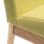 2 sièges de salle à manger intrigants en tissu - l 17,52 po x H 32,09 po, chaises d'assemblage