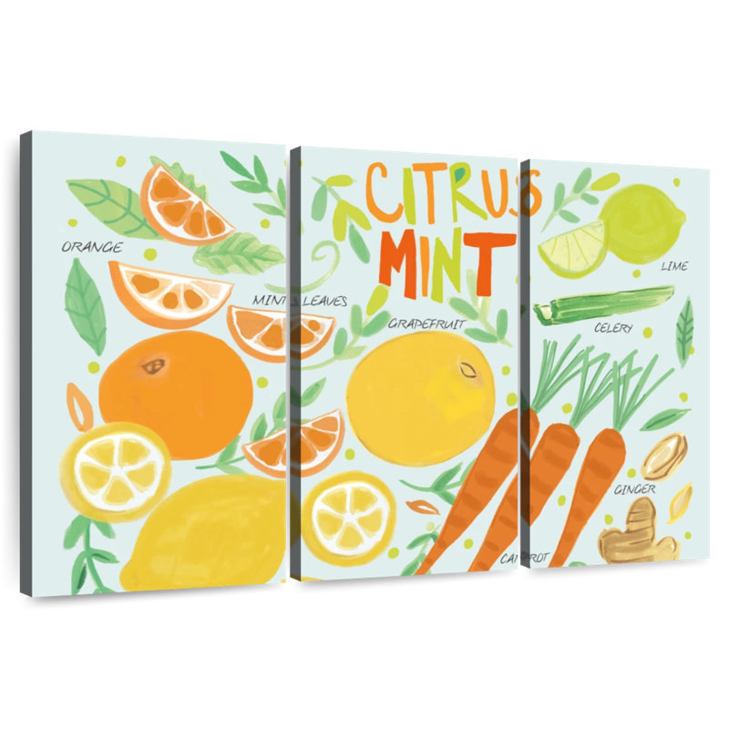 Yarlin Fruity Smoothie IV, 32" H x 50" W
