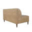 Banquette modulaire en similicuir Charbel