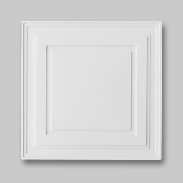 CeilingConnex 24'' L x 24'' W Smooth PVC Drop-In Ceiling Tile | Wayfair