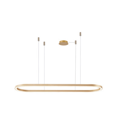 1 - Light LED Wagon Wheel Pendant