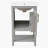 33.5" H X 20" W X 15.5" D 20'' Single Bathroom Vanity with Top-100683291