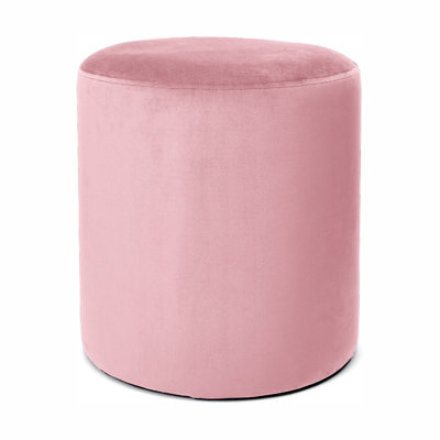 Hensel 28 cm W Velvet Round Ottoman