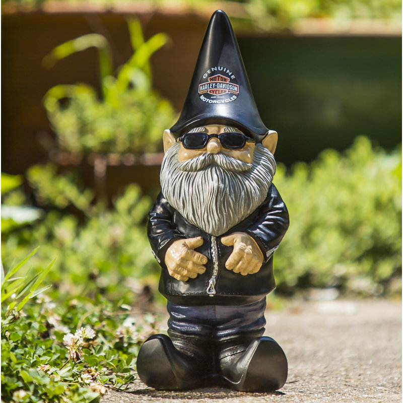 Statue de gnome de Knucklehead Harley-Davidson