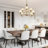 Hampson 8 - Light Dimmable Tiered Large Chandelier
