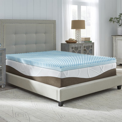 3" Reversible Gel Memory Foam Mattress Topper