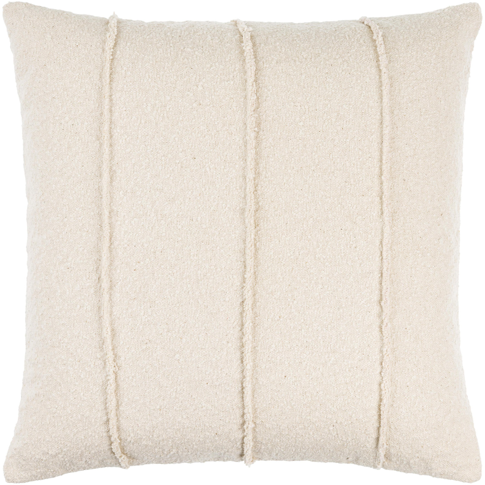 Becki Owens x Livabliss Mindy Striped Cotton Throw Pillow, Down Blend, 20"H x 20"W