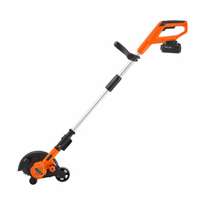 Lawn Edger, 8.8-inch Blade Length, Battery Powered Cordless Edger Lawn Tool, with 3-Position Blade Depth, 4000 mAh Battery and Charger Included, for Lawns, Driveways, Yards, and Sidewalk Edges