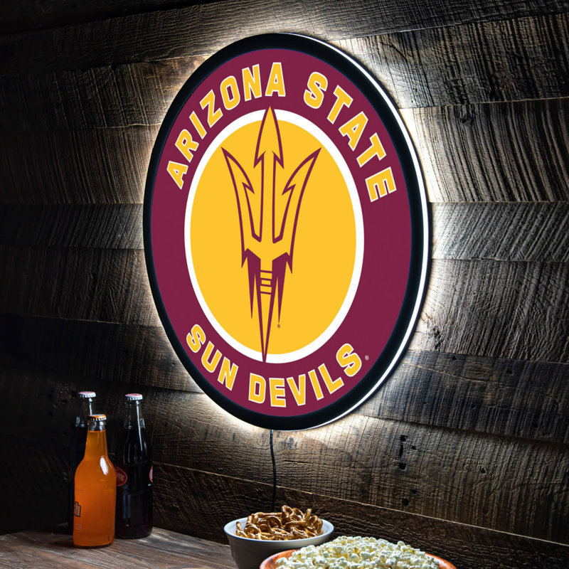 Enseigne murale 23 "NCAA Team, NCAA Arizona State