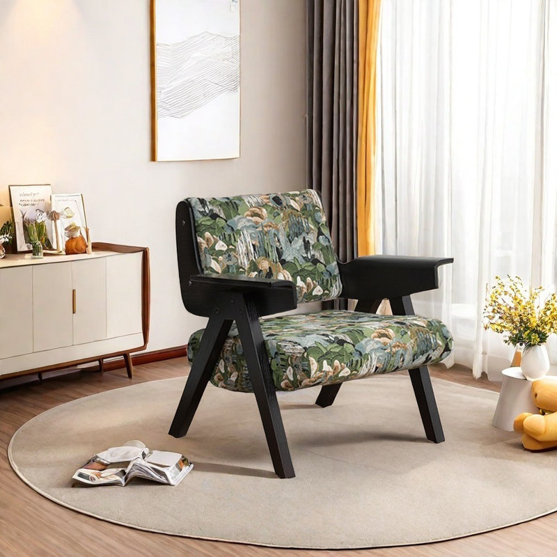 Chaise confortable en bois de frêne respirant