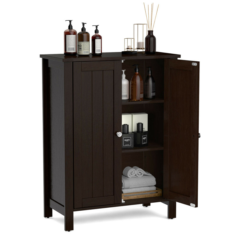 Freestanding Bathroom Cabinet, Brown