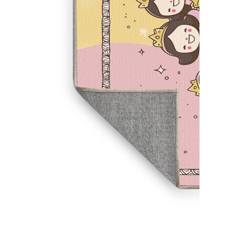 Tapis fantaisie lavable Gemma, Rectangulaire 2 pi x 3 pi
