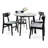 Clinger Clemente 4 - Person Dining Set-1279611230
