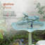 Plastic Single Tier Birdbath