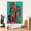 «Aminal Bebees - Los Tigres» par Dean Russo, art mural sur toile-201023892