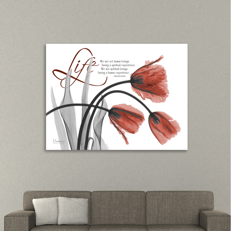 Reproduction de photo de Manigault "Life Tulips X-Ray" par Kiranjit, H 15 po x l 20 po x P 1,5 po, Toile