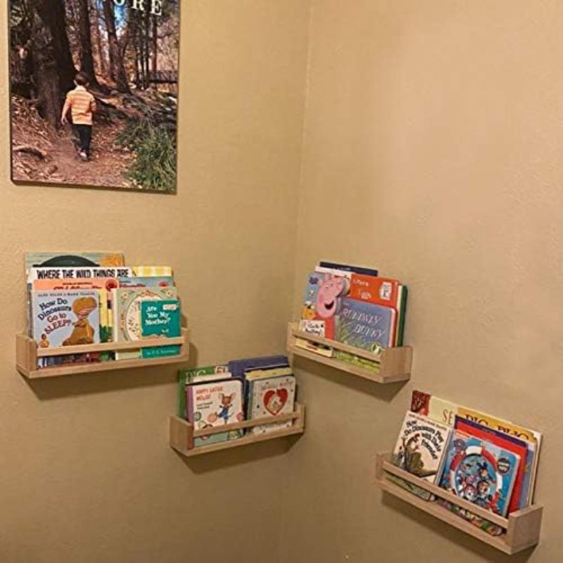 Izakeel 4 Piece Wood Bracket Shelf
