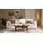47"W Solid Oak Mid-Century Modern Coffee Table with Drawer and Storage Shelf-358305712-359090608