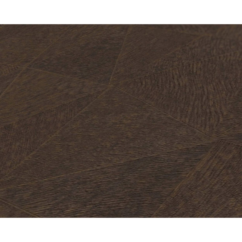 Oradell Geometric Double Roll, Dark Brown