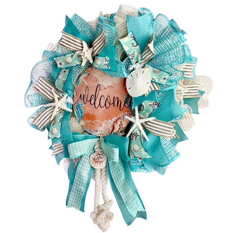 18 " Handmade Deco Mesh Wreath
