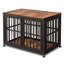 Caisse de style meuble en bois 42 pouces avec 3 portes-1210871639