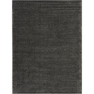 Tapis texturé gris anthracite Hestia