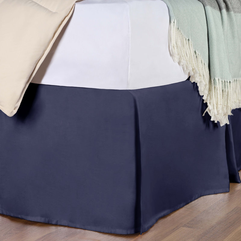 Jupe de lit 100% coton 300 fils 300 fils certifiés, Très grand lit, Lavande