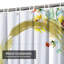 Jaune jaune tournesol floral botanique fleurs sauvage bordure de coin brosse avec 12 crochets-1660478911
