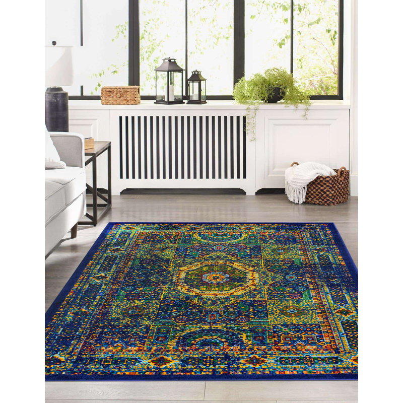 Wedgeworth Oriental Indoor / Outdoor Rug, Rectangle 5'3" x 8'