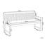 Thura Solid Wood Outdoor Bench-120860266