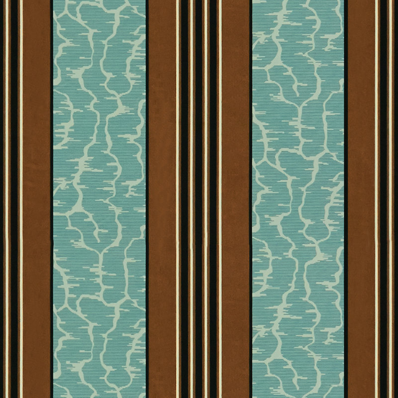 Madeleine Castaing 100% Cotton Performance Fabric, Turquoise