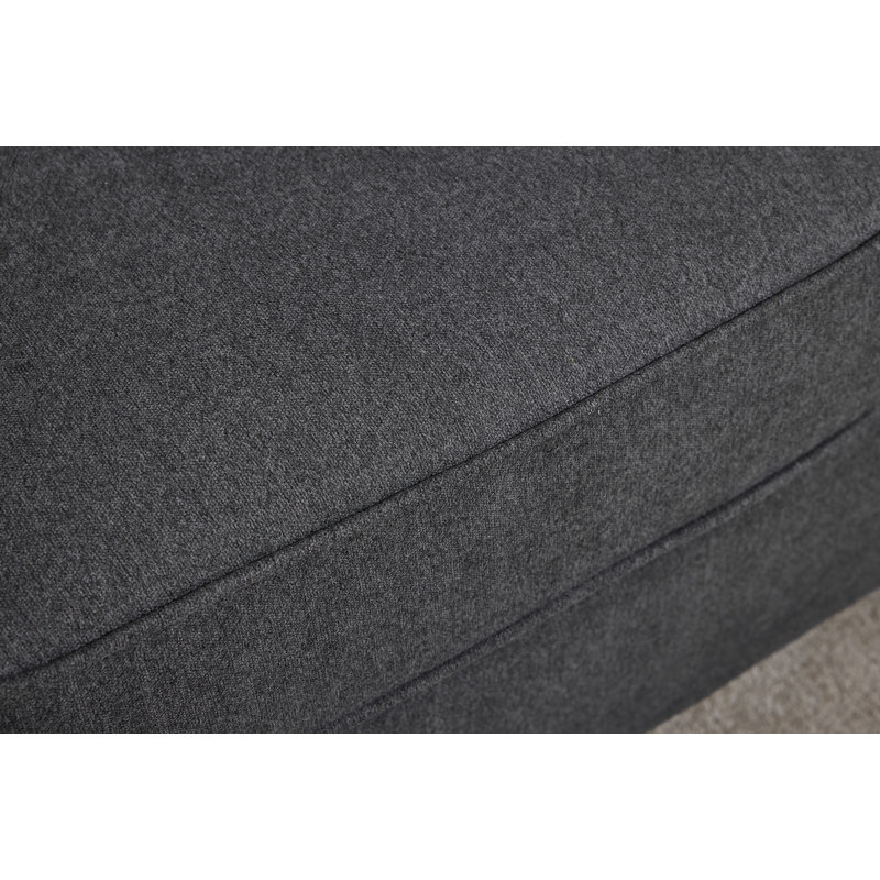 Grise Upholstered Chair, Dark Gray