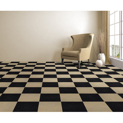 Carreau de tapis auto-adhésif 12 po x 12 po Freize