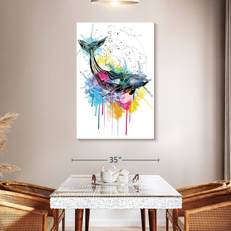 Brampt Whale, 48" H x 32" W