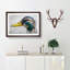 Mallard Duck Moulting in Abstract - Picture Frame Graphic Art Print-55760529-55760528