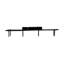 Charnière de porte simple à fixation en surface H 7 po x l 2,25 po