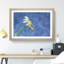 White Daisy Flower Painting - Picture Frame Graphic Art-62765338-62765340