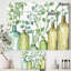 «Mixed Botanical Green Leaves I0», reproduction d'art sur toile tendue-55952367