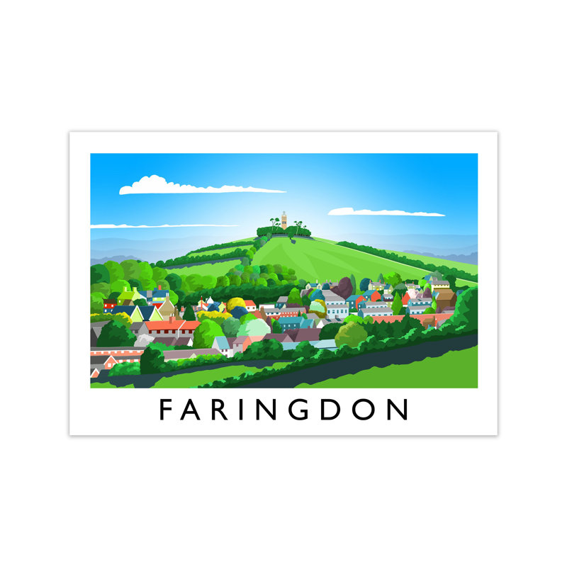 Faringdon by Richard O'Neill - Print, Unframed, 30cm H x 40cm W x 1cm D
