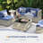 7 Pieces Rattan Patio Conversation Sets With Cushions-1993014273