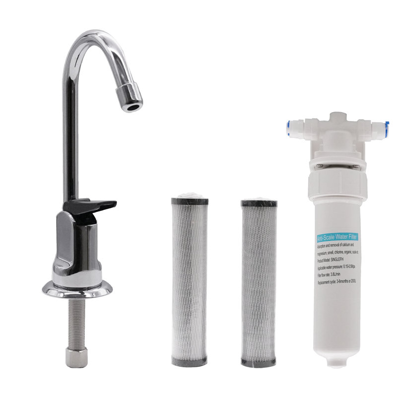 Westbrass Kitchen Faucet with Soap Dispenser, Polished Chrome