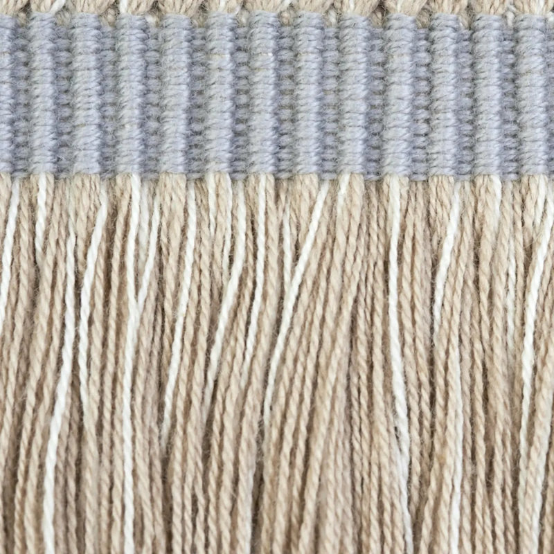 Schumacher x Stephanie Seal Brown Calcada Fringe, Brown/ Neutral