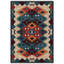 Geometric Cotton and Chenille Flatweave Area Rug-1864675493