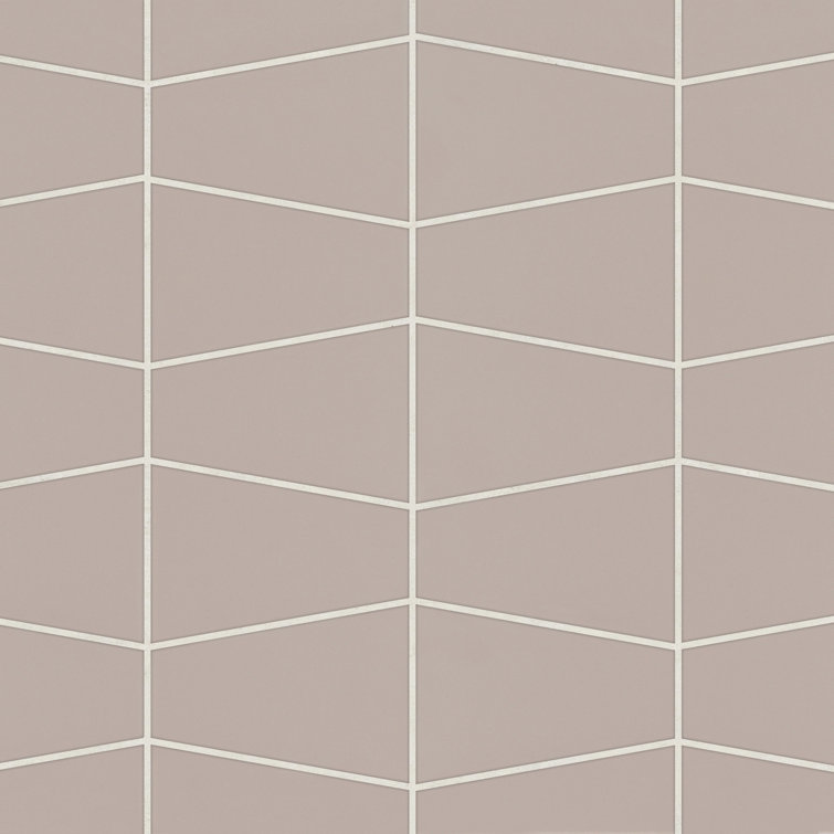 Marin Trapezoid Matte Porcelain Mosaic Tile