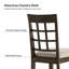Chaise de salle à manger ergonomique en bois massif Felisa de 17,75 po de largeur-120921513
