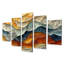 Nuvraj - Abstract Spirals Wall Art - ensemble de décorations murales modernes