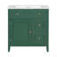 Meuble-lavabo 30 po avec comptoir, meuble-lavabo avec porte et deux tiroirs, structure en bois massif-1526612379