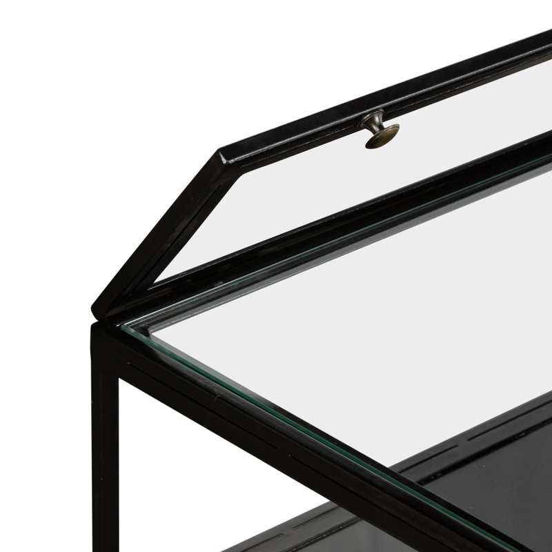 Bayline Glass Top Single Coffee Table