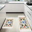 Ensemble de 2 tapis colorés pour oiseaux et fleurs-1506455914