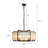 6-Light Dimmable Crystal Drum Chandelier-1685832000